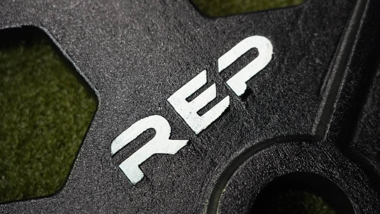 Rep Fitness Equalizer Iron Plate logo