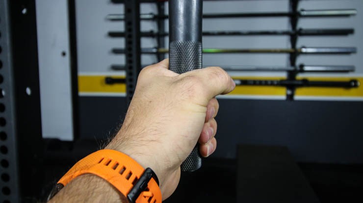 Safety Squat Bar knurl