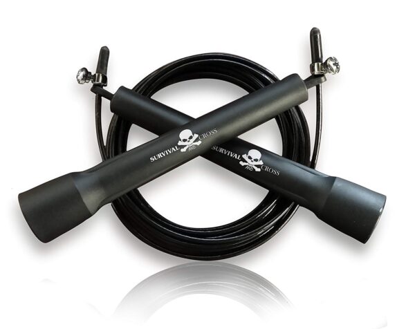 Cross clearance jumping rope