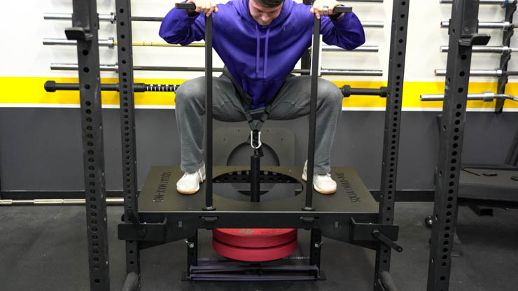 man using the Squatmax-MD Belt Squat