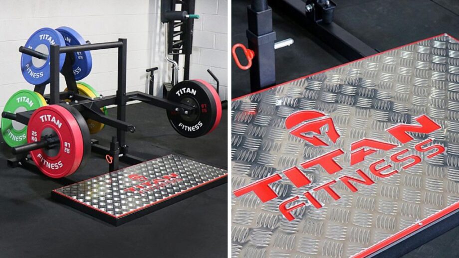 titan fitness plate rack 