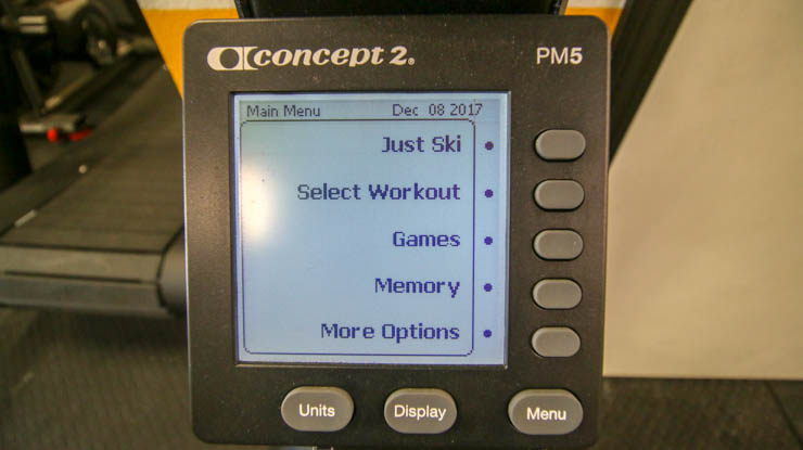 Concept 2 SkiErg monitor