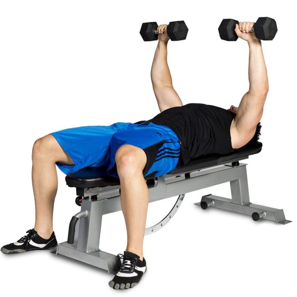 Blue CAP Barbell Deluxe Utility Weight Bench 