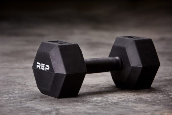 REP Rubber Grip Hex Dumbbells