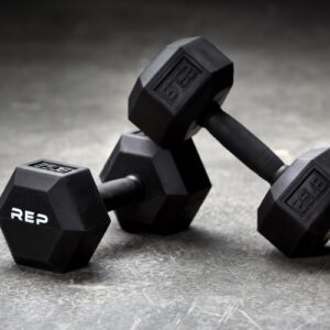 REP Rubber Grip Hex Dumbbells