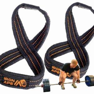 Warm Body Cold Mind Lasso Lifting Wrist Straps for Crossfit, Olympic Weightlifting, Powerlifting, Bodybuilding, Functional Stren, Natural