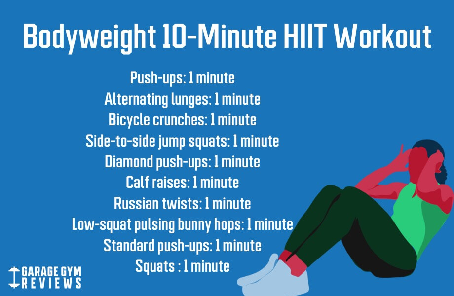 10 minute bodyweight hiit workout