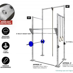 Galvanized squat rack clearance