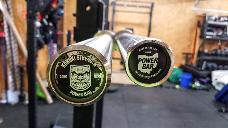 Kabuki Strength New Generation Power Bar vs Rogue Ohio Power Bar