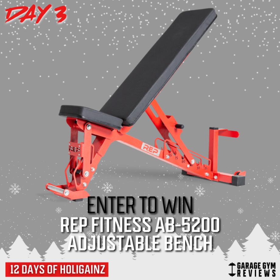 12 Days of HoliGAINZ giveaway REP Fitness Bench