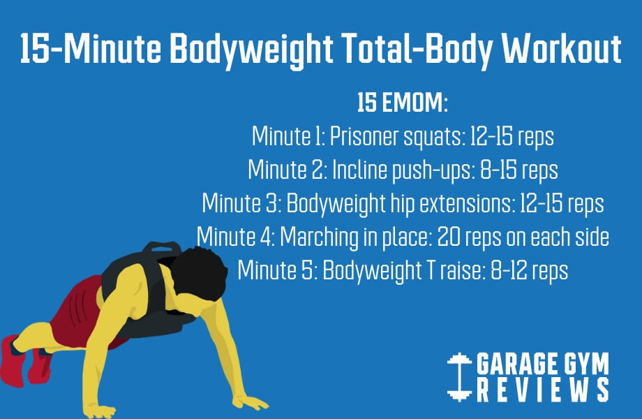 15 minute bodyweight total body workout