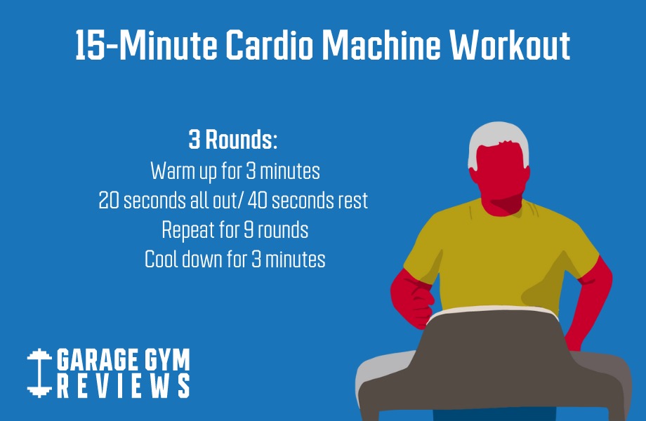 15 minute cardio machine workout