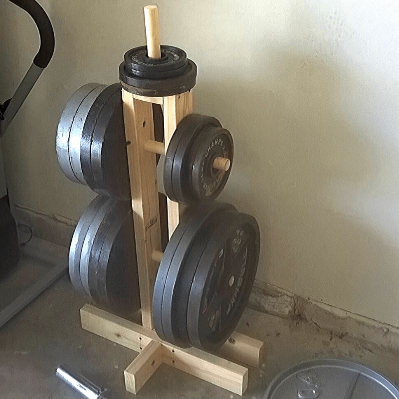 Mobile Bumper Plate Stand