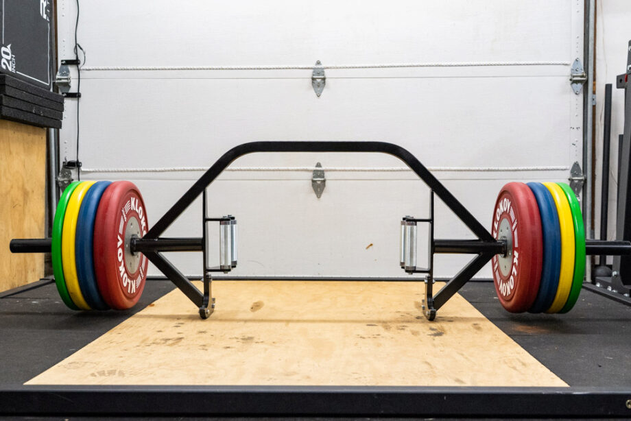 Kabuki Strength Trap Bar in a garage gym