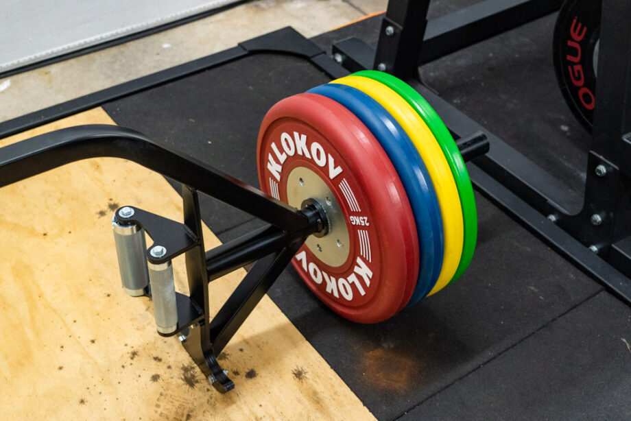 Kabuki Strength Trap Bar with weighted plates 