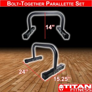 Titan Bolt-Together Parallette Set