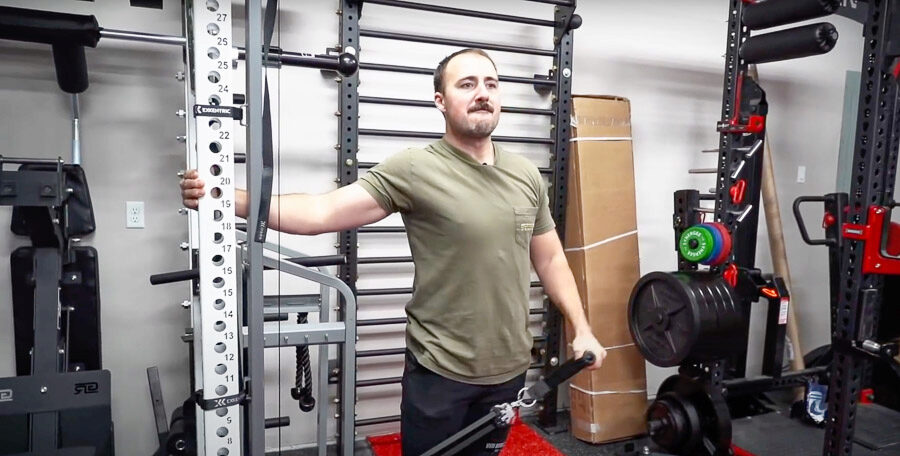 coop using the Exxentric kPulley2 Flywheel Training Device