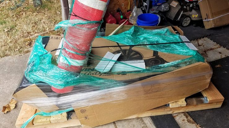 A close look at the way the TrueForm is packaged for delivery