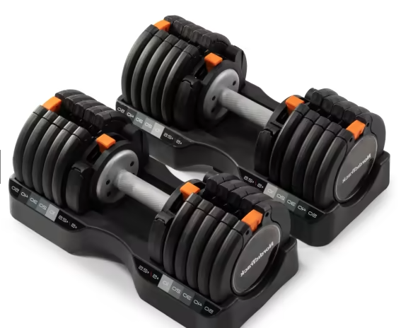 NordicTrack 55-Pound Select-A-Weight Dumbbell Set