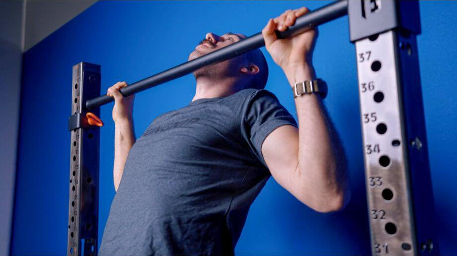 bridge built phoenix squat rack pull up bar