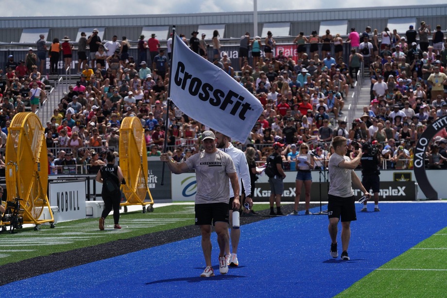 athletes at the 2023 CrossFit Games