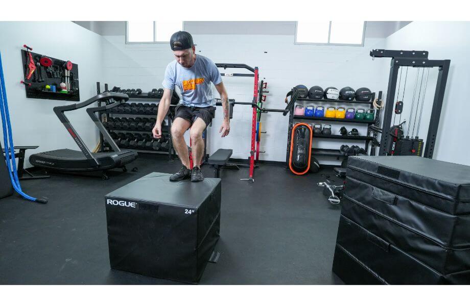 rogue plyo box hopping onto