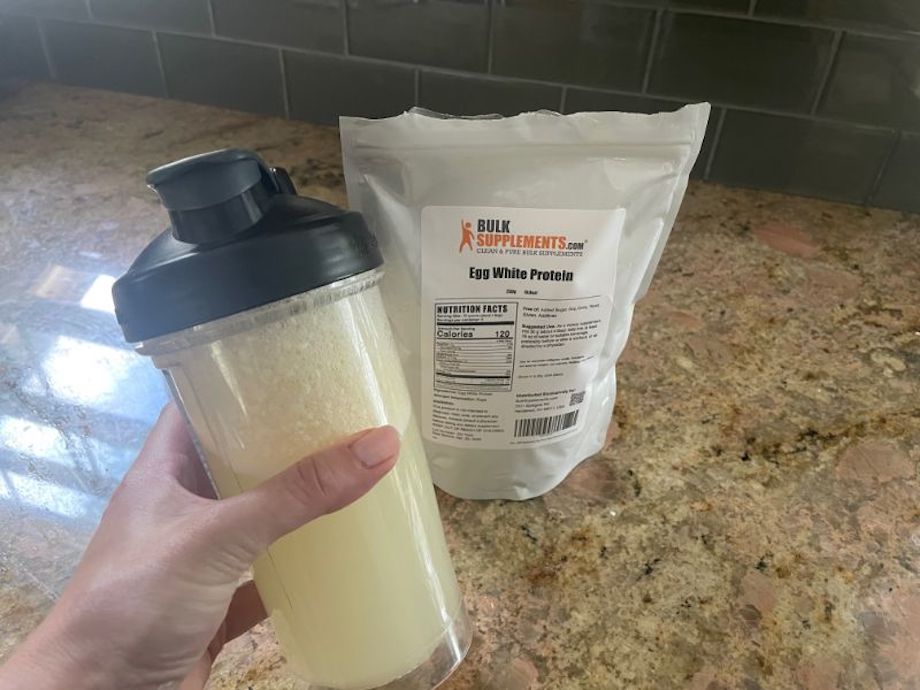 Bulk Supplements Egg White Protein Shaker