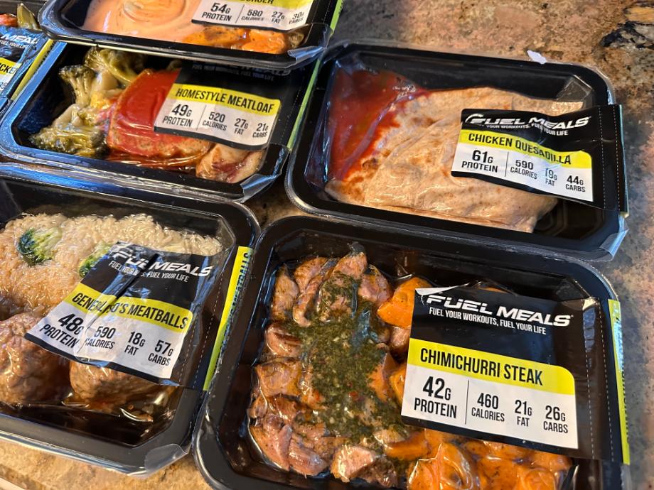 An image of Fuel Meals Chimichurri Steak and Chicken Quesadilla