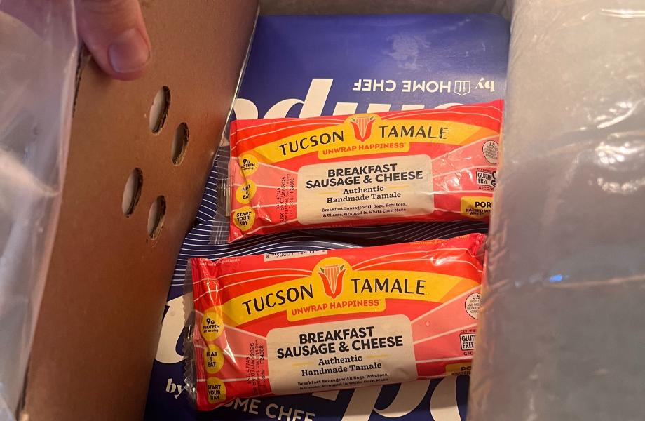 An assortment of meals from Tempo by Home Chef in a box