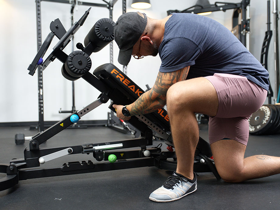 Man adjusting the Freak Athlete Hyper Pro