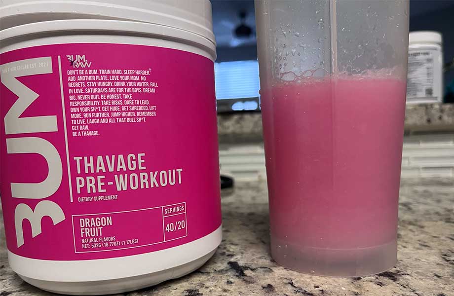 Thavage Pre-Workout Review (2025): Take One Scoop or Two to Boost Your Focus