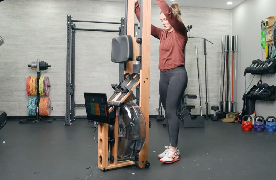 Ergatta Lite in upright storage position