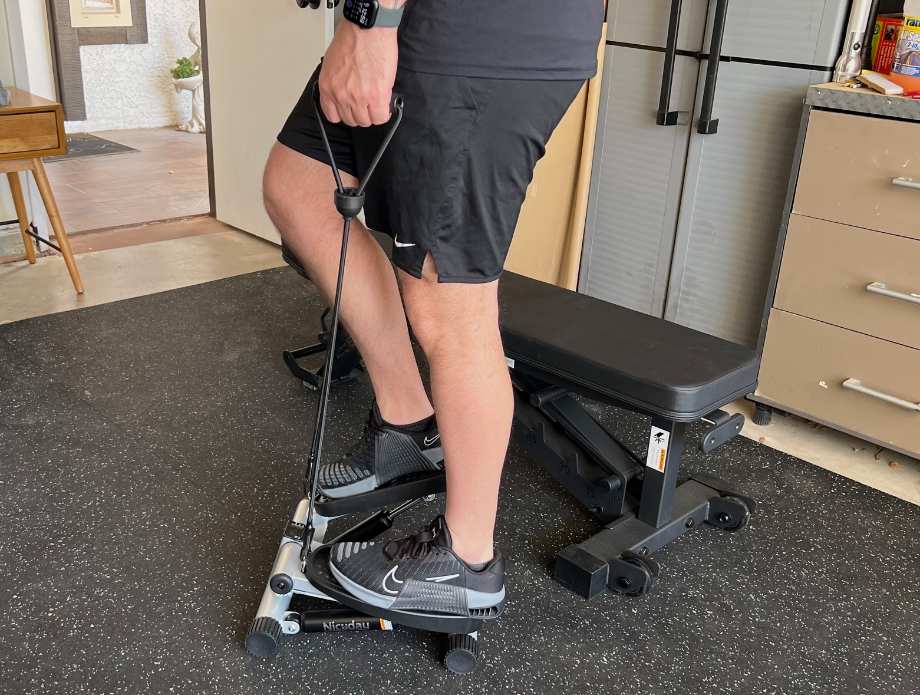 Niceday mini stair stepper in use