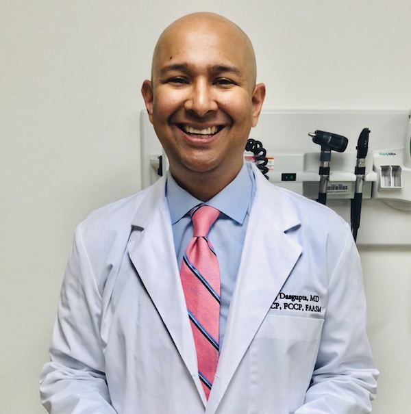 A photo of Dr. Raj, GGR's Chief Medical Advisor