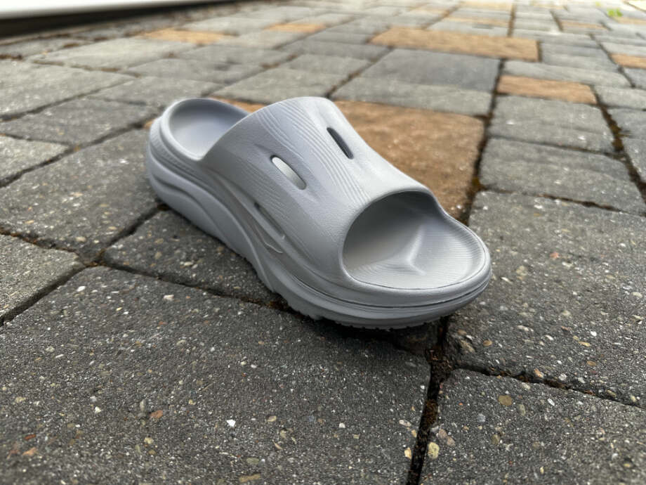 A close look at the HOKA Ora Recovery Shoe.