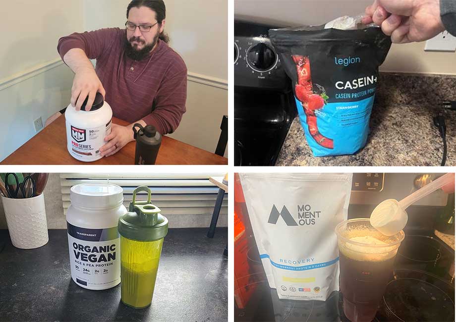 A collage of the best recovery protein.