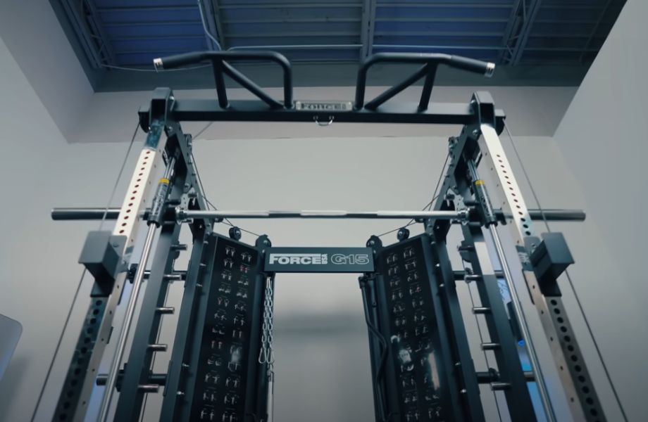 Multigrip pull-up bar on Force USA G15 all-in-one trainer