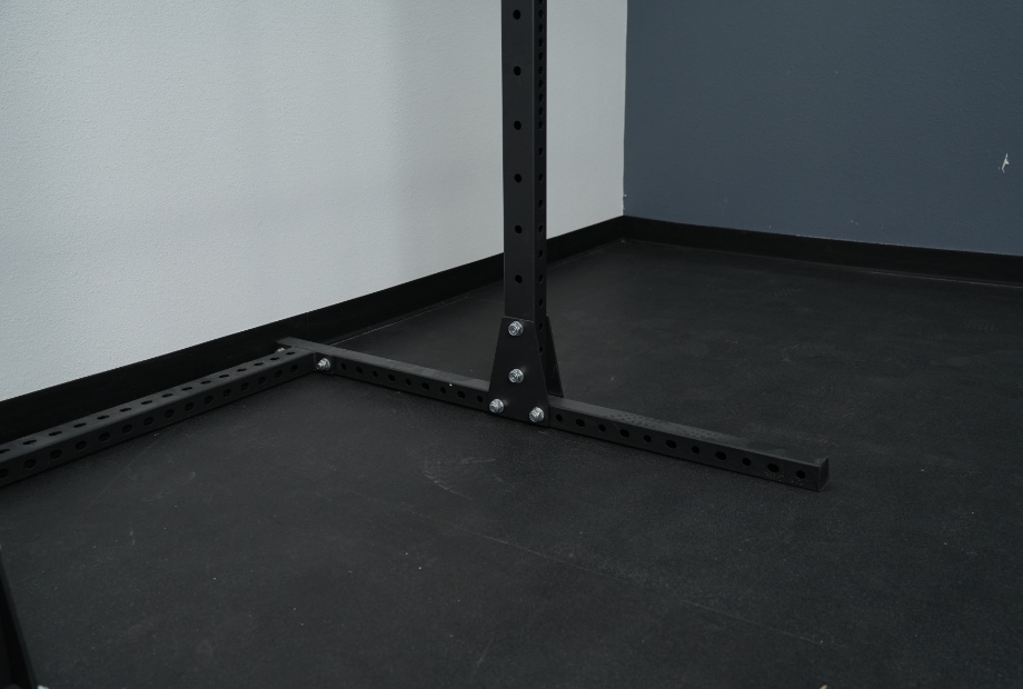 Base of the Fringe Sport Unlimited Squat Rack.