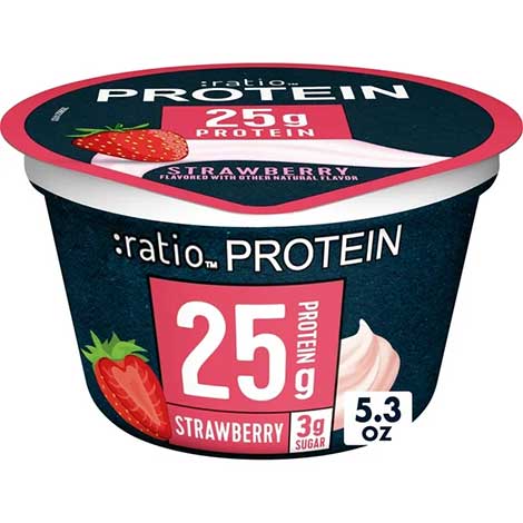 Ratio protein yogurt