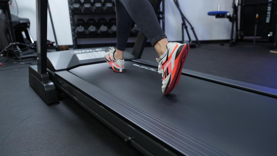 Sole F89 treadmill belt and motor hood