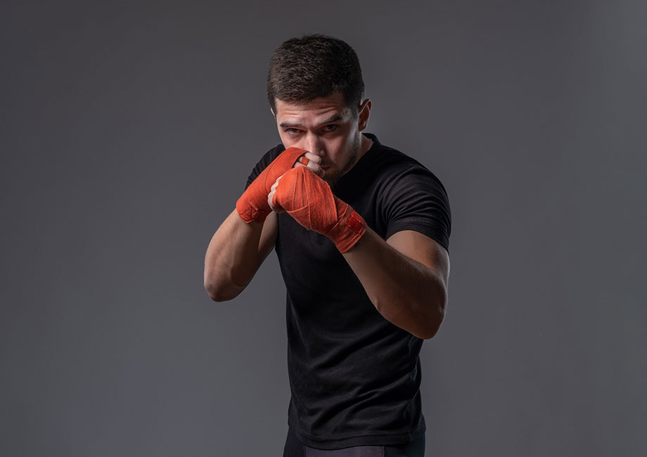 athletic-person-demonstration-orthodox-boxing-stance
