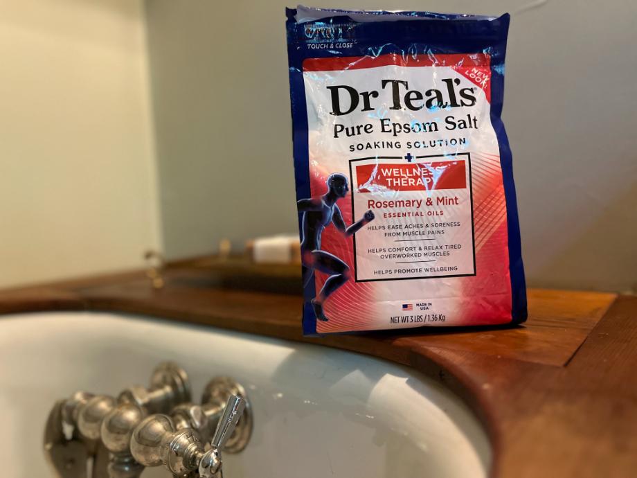 Dr. Teal's on edge of bath