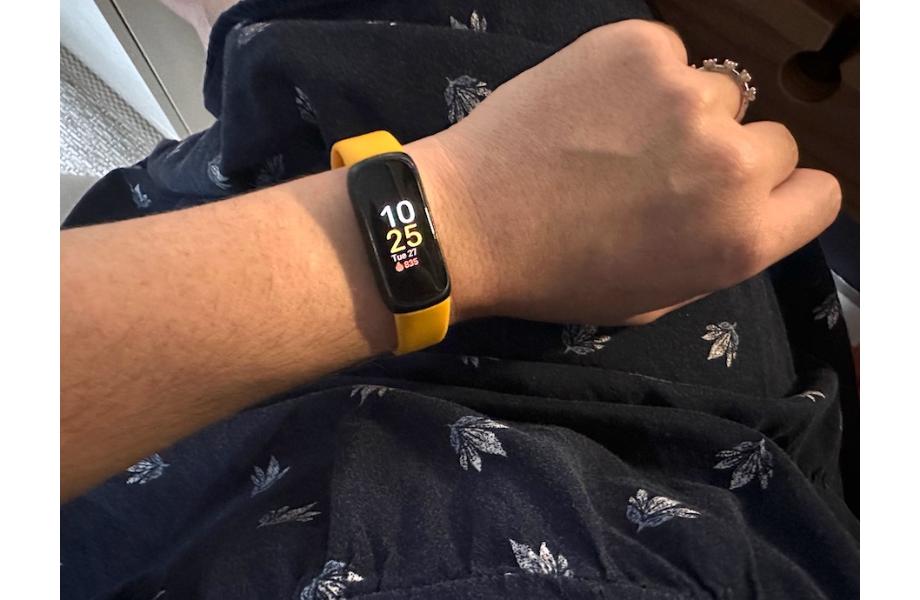 Fitbit Inspire 3 on a person's wrist
