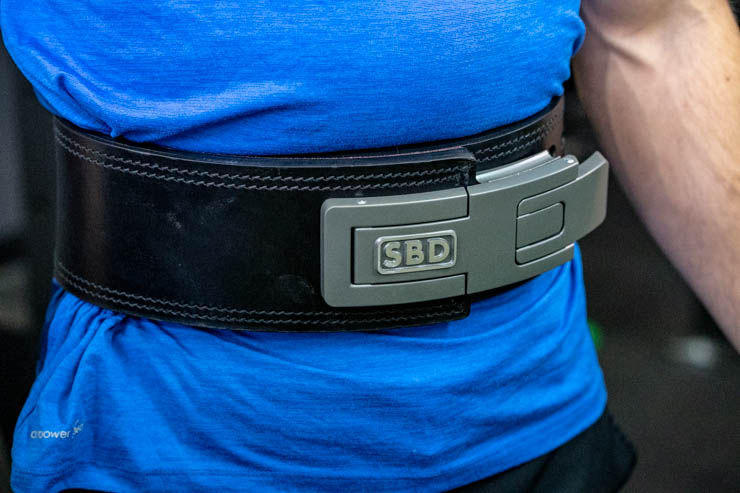 person wearing sbd belt