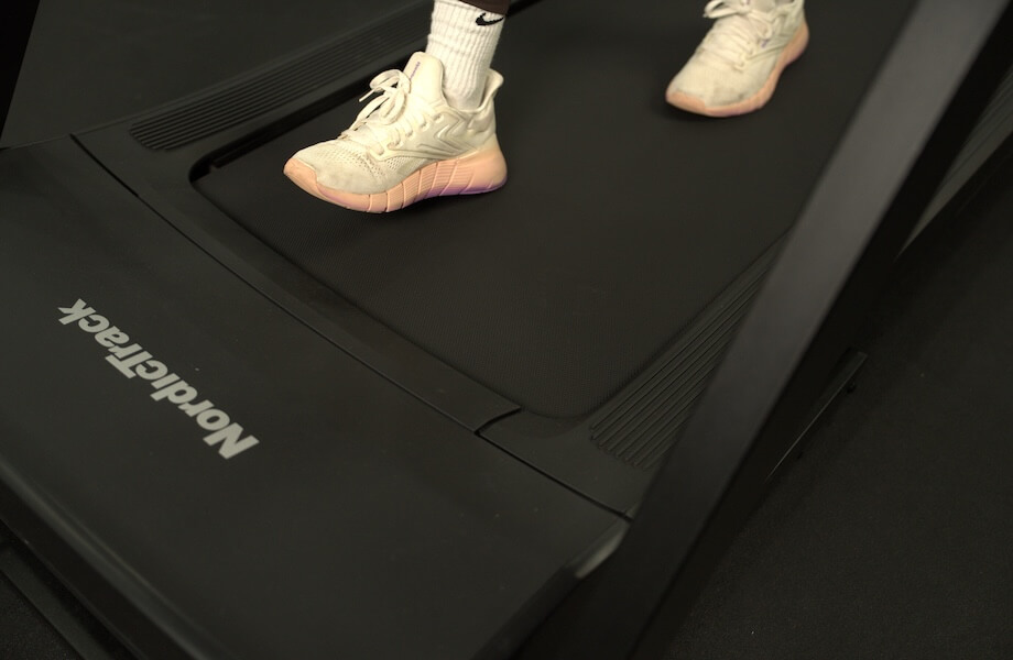 The NordicTrack T Series 10 Treadmill running surface