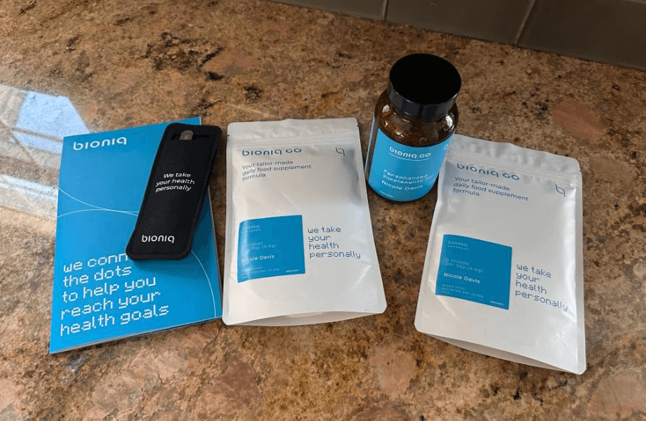 Everything you get with a Bioniq Go multivitamin subscription