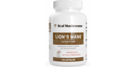 Real Mushrooms Organic Lion's Mane Extract Capsules