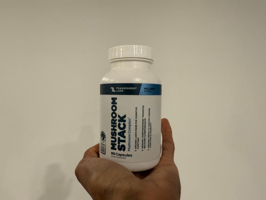 Transparent Labs Mushroom Stack as best lions mane supplement