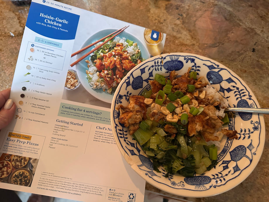 Hoisin-Garlic Chicken from Blue Apron