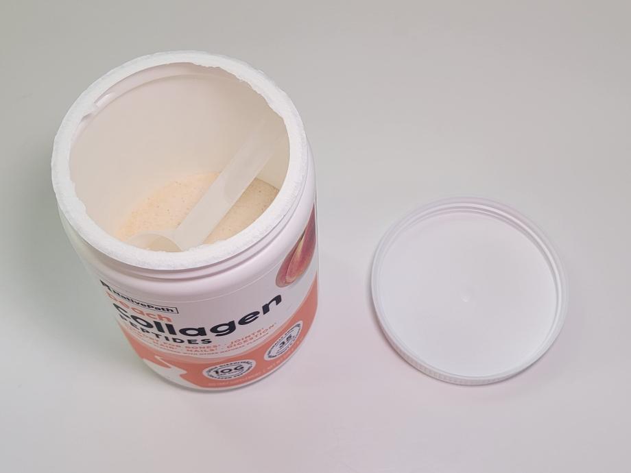 An open container of NativePath Collagen Peptides